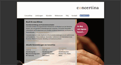 Desktop Screenshot of concertina.de